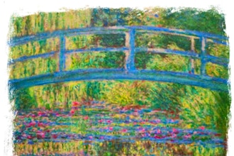 Beginners Acrylic Painting: How to Paint Monet's Garden - Acrylic